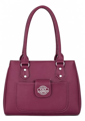 Image of Women's Handbag Shoulder Bag with Multiple Compartments, Zipper Closure & Front Pocket | Versatile Crossbody, Shoulder & Handheld Bag for Work, Travel & Daily Use