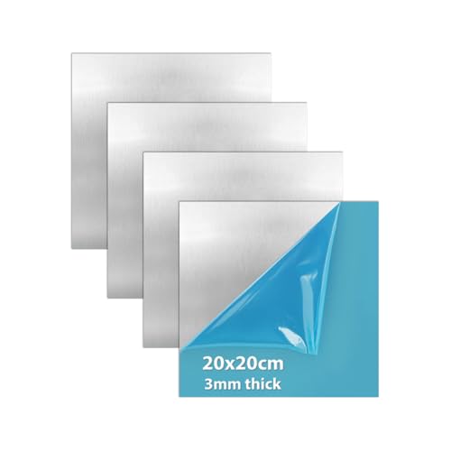LALAGO Placa de Aluminio, Chapa de Aluminio, grosor es...