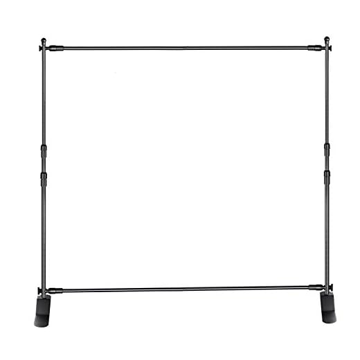 Neewer Telescopic Tube Background Support Pole and Stand with Heavy Duty Base for Photography Backdrop and Trade Show Display, 10 x 8 feet Adjustable Frame (W x H), Aluminum Alloy