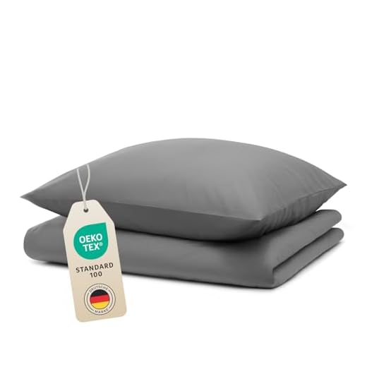 Utopia Bedding Bettwäsche 135x200 Set - Mikrofaser Bettbezug 135x200 cm + 1 Kissenbezug 80x80 cm - Grau 6 Blumtal Bettwäsche 135x200 cm & Kissenbezug 80x80 cm - Bettbezüge aus Atmungsaktivem Mikrofaser, Superweiches Bettbezug Set, Oeko-Tex Zertifiziert, 2teilig - Grau