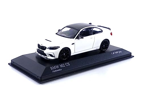Scala: 1/43 Minichamps 410021021 - B-M-W M2 CS White with Black Wheels 2020 - Scala 1/43 - Modello da Collezione