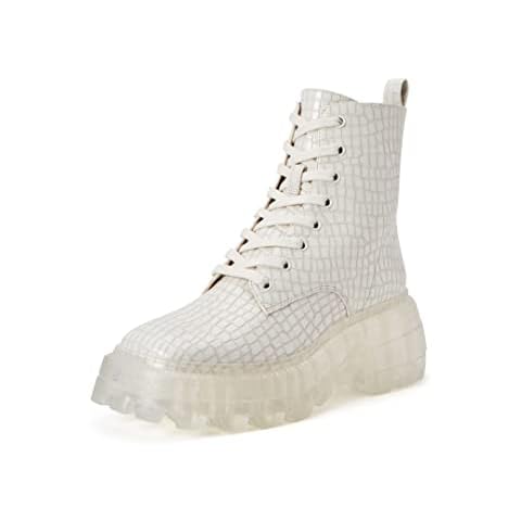 Katy Perry Women's The Geli Combat Boot, Cotton, 5.5 UK Cover