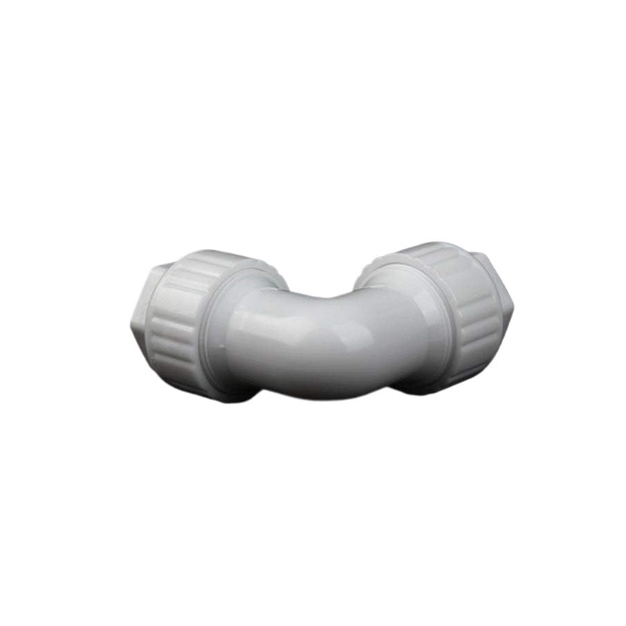 Raccords de plomberie, connecteur de couplage 10 pièces connecteur de coude de tuyau connecteur rapide raccords de tuyaux d'eau en PVC systèmes d'irrigation de jardin adaptateur conduits(50mm)