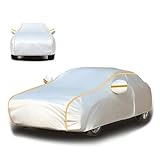 Diseño profesional: Funda Coche para Fiat Seicento. 1 : La puerta del conductor tiene una cremallera, lo que facilita entrar y salir sin quitar la funda. 2 : El diseño de tira reflectante puede servir como advertencia por la noche para garantizar la seguridad. 3 : La bolsa de almacenamiento le permite guardar la funda de su automóvil sin ocupar demasiado espacio.
