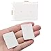 BronaGrand 300pcs White Mini Rectangle Shape Earring Display Cards Paper Earring Card Holder Price Label Tags Cards for Ear Studs Display Jewelry Packaging, 3.5 cm x 2.5 cm