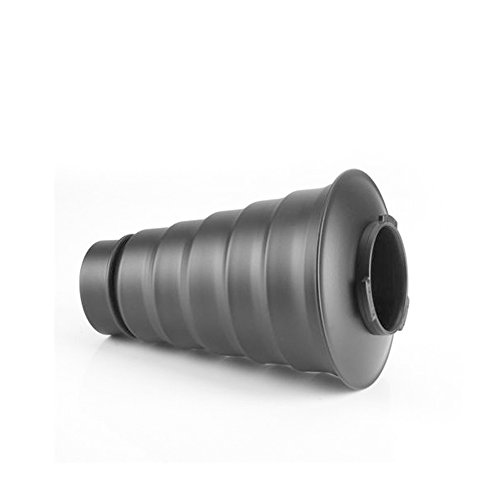 Snoot conique AD-H1 en alliage d'aluminium avec grille nid d'abeille de haute précision