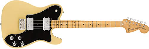 Fender Vintera Telecaster Deluxe 70s Touche en érable Blond vintage - Les Beatles, Paul McCartney, John Lennon, RIngo Starr, George Harrison Fender Vintera Telecaster Deluxe 70s Touche en érable Blond vintage