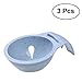 Produktbild BESTONZON 3 stücke Gute Qualität Weizenstroh Eigelb Eiweiß Separator Egg Divider Küchenutensilien Zubehör (Sky-Blue)