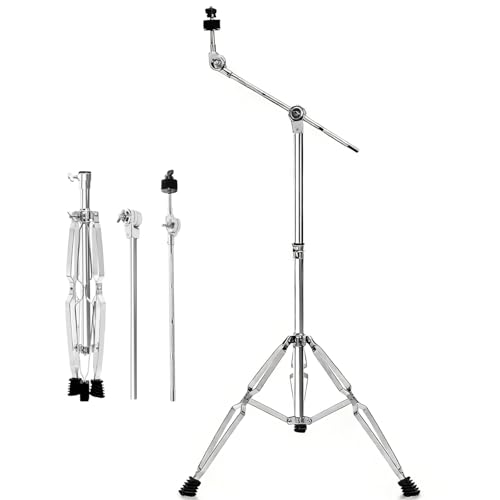 Youeon Adjustable Double Braced Cymbal Boom Stand