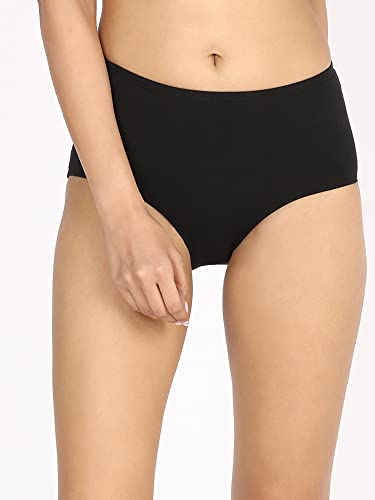 Image of NYKD Women's Cotton Briefs (Pack of 3) (NYP104, Black,Nude