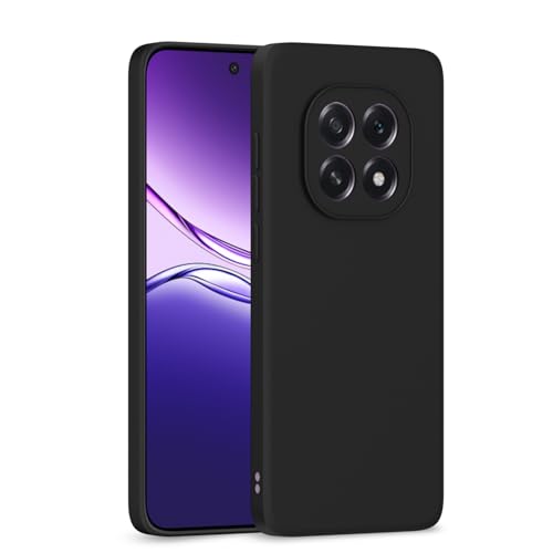 Image of Outlouders Back Cover for Oppo F29 5G | Camera Protection | Durable Soft Matte Silicone Bumper Case (Black)
