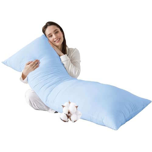 SHOUREN Large Body Pillow,Long Bed Pillow for Adults,20x54in