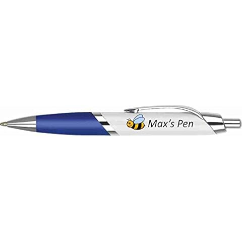 Personalised Childrens Ballpoint Pens Printed with Their name and Popular Animals. Choose One Pen from Eight Popular Colours Cover