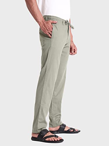 Image of Bewakoof Men's 100% Cotton Solid Regular Fit Trousers | Pant for man | Chinos pants for men | Men trousers | Casual Pants for Men | Trousers for man | Men's Regular Casual Pants | Cotton Pant for Men | Everyday Casual | Utility Streetwear | Lightweight & Flexible