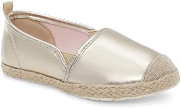 OshKosh B'Gosh Girls Belle Espadrille, Gold/Multi, 11 Little Kid Review | Image 1