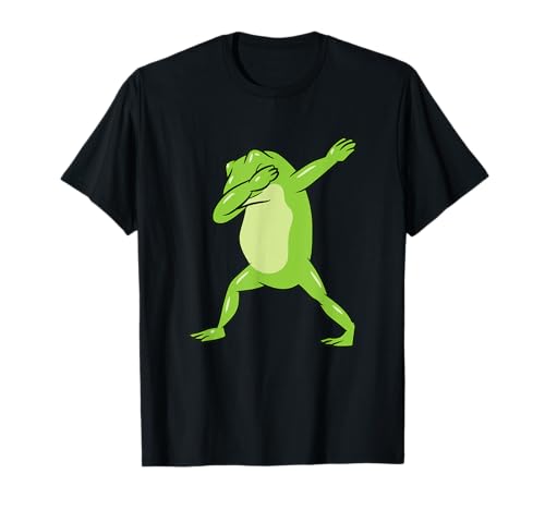 La rana graciosa Frogs Dabbing Frog Camiseta