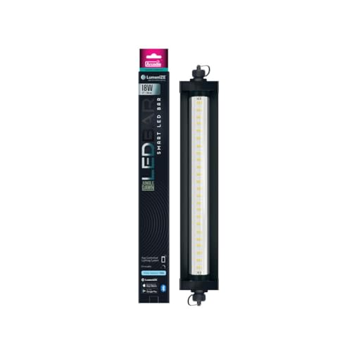Arcadia LumenIZE Jungle Dawn LED Bar 12 Long 18 Watts High Lumen Output Smart LED Light Bars for Indoor Reptiles Terrariums Plants and Bioactive Setups Long Lasting Easy to Use Natural Lighting