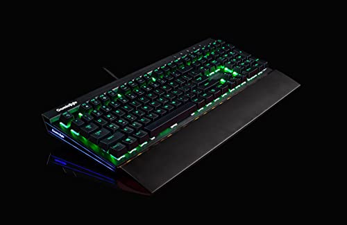 (Refurbished) Cosmic Byte CB-GK-29 Black Eye PRO Wired Per Key RGB Mechanical Keyboard with Software and Outemu Blue Switches (Black)