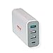 Produktbild ROLINE 4fach USB Charger 4 Port | (3x USB + 1x USB C) | max. 40W | zum gleichzeitigen Laden von bis zu vier mobilen Geräten | 1x Quick Charge 3.0