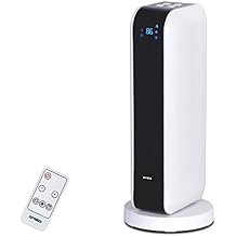 Optimus H-7319 17" Oscillating Tower Heater with Remote, Digi Temp Readout & Setting 17" Oscillating Tower Heater with Remote