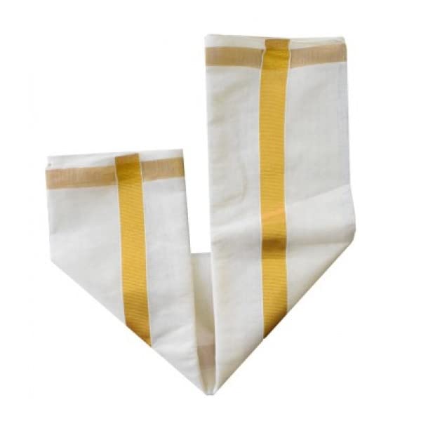 Kingnqueenz.com Kerala Kasavu Mund for Babies Velcro Dhothies 0-1 Years കുട്ടി കസവു മുണ്ട്