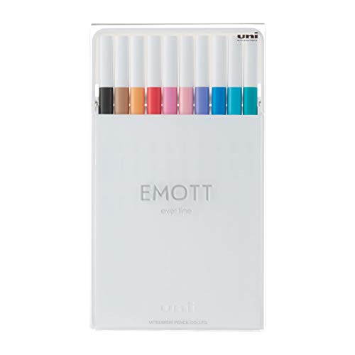 Image of Uni Mitsubishi Water-Based Pen EMOTT 10 Color PEM-SY10C No2