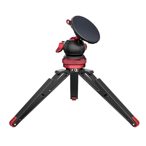 BGNing Magnetic Base Mobile Phone Holder Ball Head Tripod Mount Phone Stand Bracket Compatible with 16 15 Phone Selfie Stick Pole