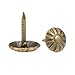 sourcing map 50Stk Polster Nägel Heftzwecken 8mm Kopf Dmr Antiker Runder Daumen Bronzeton Für Möbel Sofa Kopfteile Pause Reistationen