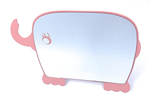 Aeisage Kids Mirror For Girls Cute Desk Mirror Desktop Compact Mirror Pink With Stand Animal Shape Makeup Mirror Gift For Daughter, 7.87 X 6 X 0.5 Inches #TOP4