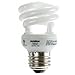 Sunlite SMS9/E/41K/4PK 9 Watt Super Mini Spiral Energy Star Certified CFL Light Bulb Medium Base Cool White 4 Pack