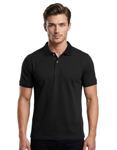 Image of Scott International Cotton Polo T Shirt | Collar Tshirts | Half Sleeves Plain T Shirt | T-Shirt |Tshirt for Men Stylish | Men's Tshirt
