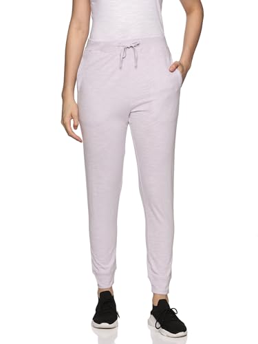 Image of Women Joggers Pant with Side Pockets and Drawstring Waist Adjustable Lilac