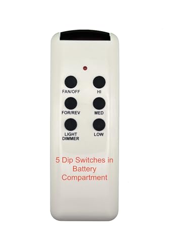 CHQ8BT7053T Ceiling Fan Remote Control 5 Dip Switch Version by MFP