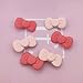 6 PACK Pink Bow Hair Clips for Girls,Cute Bows Hair Barrettes Hairpin Alligator Clips Kawaii Hair Accessories for Women Girls