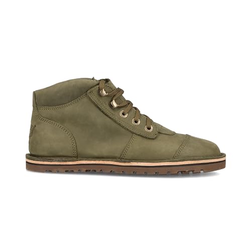 Image of JIM GREEN Men's Barefoot African Ranger Boots Lace-Up Water Resistant Full Grain Leather Work or Hiking Boot