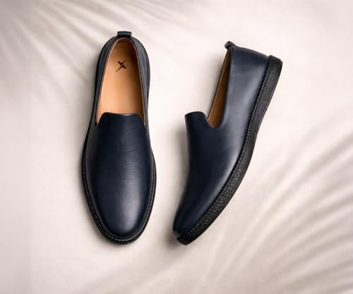 Image of Kraasa Men's Jutis Ethnic Casuals, Slip-on Closure, Stylish Loafers | Perfect for Formal Wear, Business and Parties