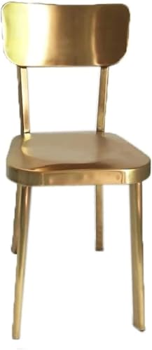 Tabouret de bar or rose mat avec dossier pour chaise de comptoir cuisine