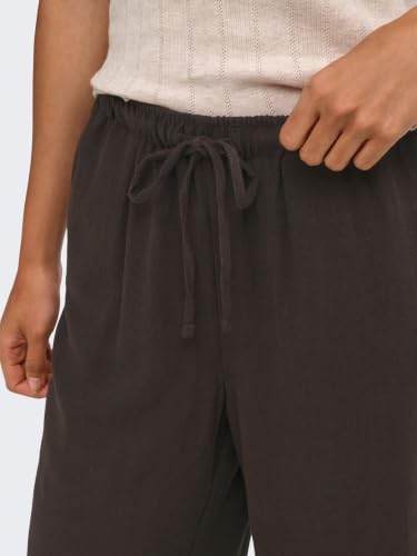 ONLY Onlsiesta Mw Pull-Up Linen Bl PNT Noos – Ansicht 2