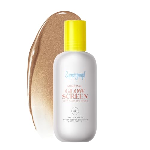 Supergoop! Glowscreen Soft-Radiance Drops Mineral SPF 40 - Golden...