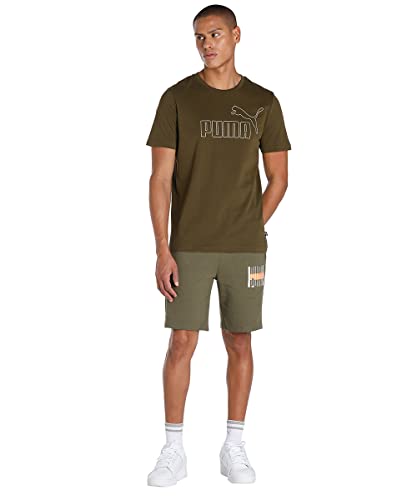 Image of Puma Men Cotton Solid Regular Fit Tees
