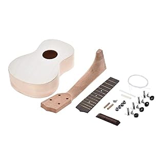 WENKA Inachevé 21 Pouces Soprano Ukelele Ukulele Hawaii Kit de Bricolage for Guitare Corps en Bois d’érable amp;Manche… - Les Beatles, Paul McCartney, John Lennon, RIngo Starr, George Harrison WENKA Inachevé 21 Pouces Soprano Ukelele Ukulele Hawaii Kit de Bricolage for Guitare Corps en Bois d'érable amp;Manche… – Image 2