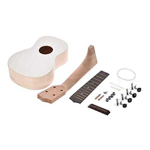 WENKA Inachevé 21 Pouces Soprano Ukelele Ukulele Hawaii Kit de Bricolage for Guitare Corps en Bois d’érable amp;Manche… - Les Beatles, Paul McCartney, John Lennon, RIngo Starr, George Harrison WENKA Inachevé 21 Pouces Soprano Ukelele Ukulele Hawaii Kit de Bricolage for Guitare Corps en Bois d'érable amp;Manche… – Image 3