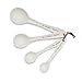 Portmeirion Sophie Conran Measuring Spoons, Set of 4 - Fine Porcelain Nesting Utensils with Hand-Thrown Look for Kitchen Prep, Baking & Serving Tools, Durable Design & Dishwasher Safe