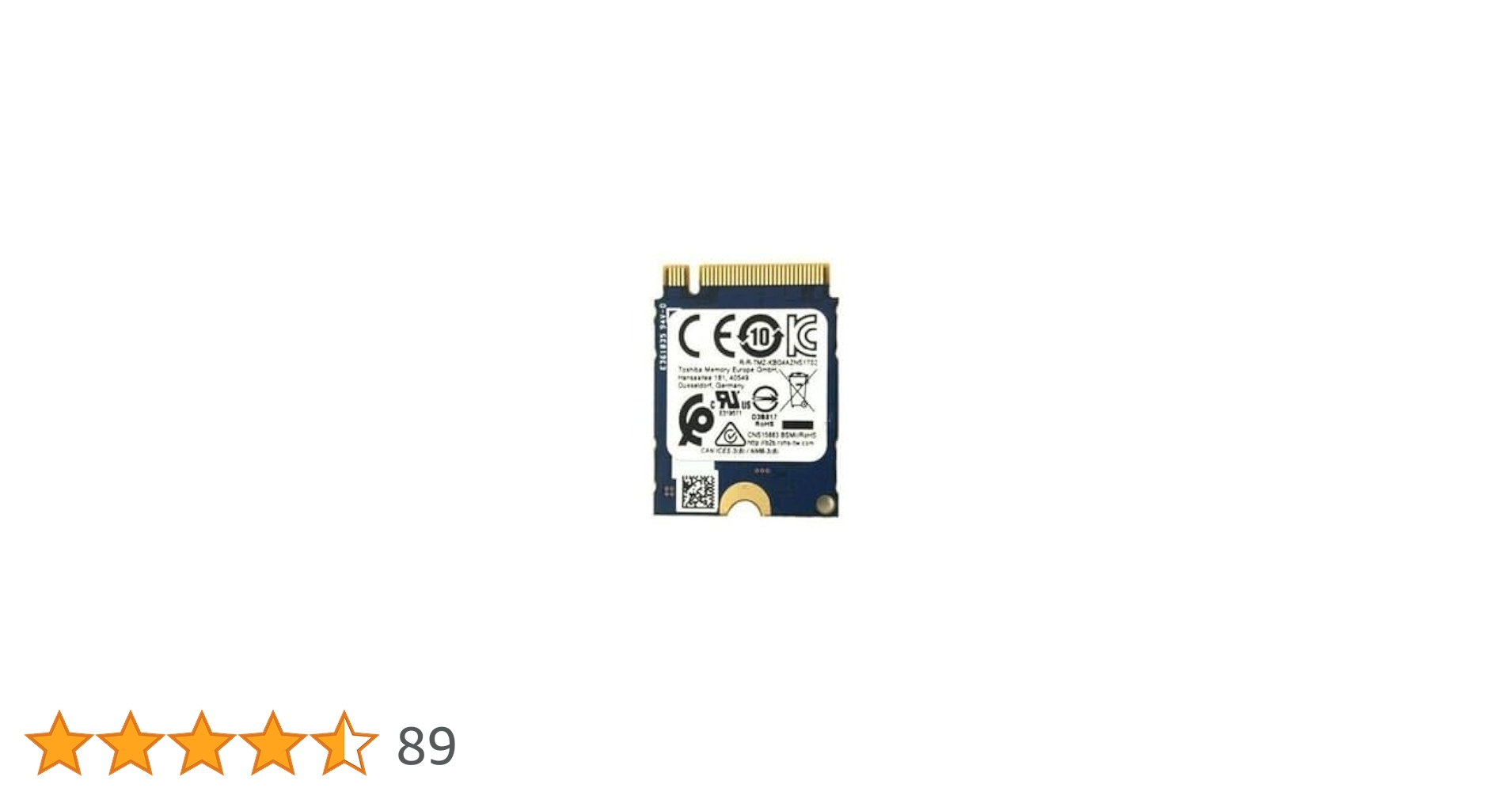 Amazon | KIOXIA 128GB PCIe NVMe M.2 2230 SSD Gen 3 x 4