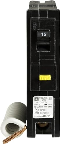Square D - HOM115GFICP 15a Homeline 1pole Gfc Breaker