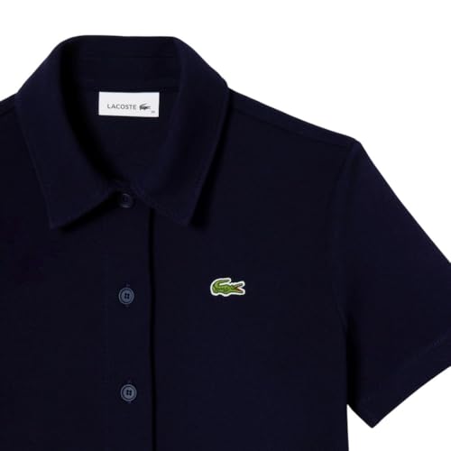 Image of Lacoste Women's Organic Cotton Buttoned Polo Dress