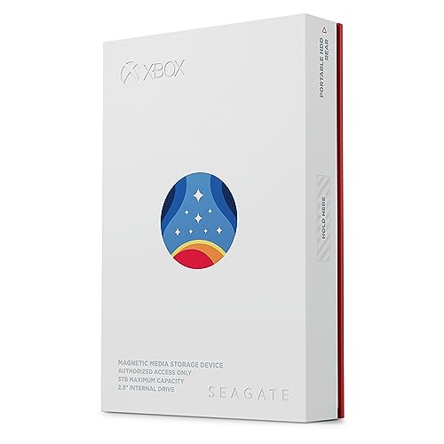 Image of Seagate Starfield Special Edition Game Drive 5TB External Hard Drive HDD - USB 3.2 Gen 1, Custom RGB LED, 3 Year Rescue Services by Seagate (STMJ5000400)