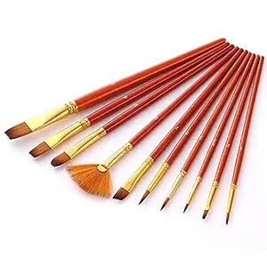 ECLET Art Brush Set for Artists, Painting Brushes Set of 12 Professional Round Pointed Tip Nylon Hair Artist Acrylic Paint Brush for Acrylic/Water Colour/Oil Painting Item 14