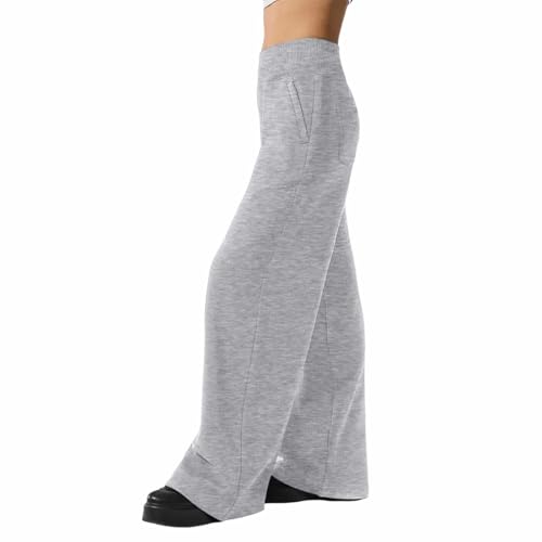 Boys Baggy Sweatpants Straight Wide Leg Open Bottom Casual Trousers Elastic Waist Athletic Joggers Pockets Sweat Pants3