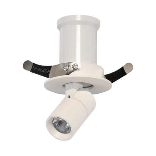 B·LED BARCELONA LED   Aplique de techo LED empotrable 3W   Orientable   Chip CREE   Blanco Cálido